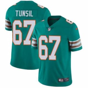 Marvelous Nike Dolphins #67 Laremy Tunsil Aqua Green Alternate Mens Stitched NFL Vapor Untouchable Limited Jersey
