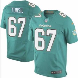 Gorgeous Nike Dolphins #67 Laremy Tunsil Aqua Green Team Color Mens Stitched NFL New Elite Jersey