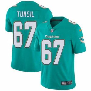 Exquisite Nike Dolphins #67 Laremy Tunsil Aqua Green Team Color Mens Stitched NFL Vapor Untouchable Limited Jersey