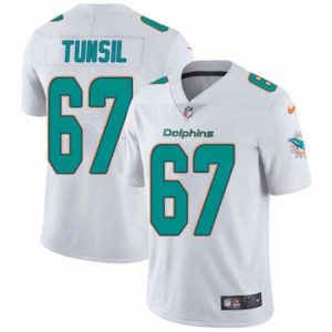 Exceptional Nike Dolphins #67 Laremy Tunsil White Mens Stitched NFL Vapor Untouchable Limited Jersey