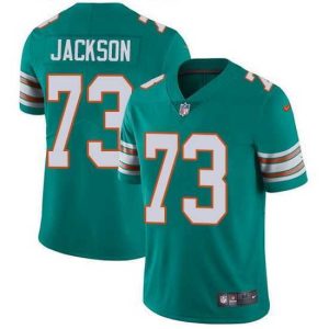 Exceptional Nike Dolphins 73 Austin Jackson Aqua Green Alternate Stitched NFL Vapor Untouchable Limited Jersey