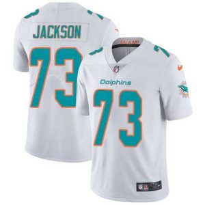 Exquisite Nike Dolphins 73 Austin Jackson White Stitched NFL Vapor Untouchable Limited Jersey