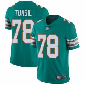 Exquisite Nike Dolphins #78 Laremy Tunsil Aqua Green Alternate Mens Stitched NFL Vapor Untouchable Limited Jersey