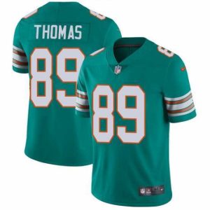 High quality Nike Dolphins #89 Julius Thomas Aqua Green Alternate Mens Stitched NFL Vapor Untouchable Limited Jersey