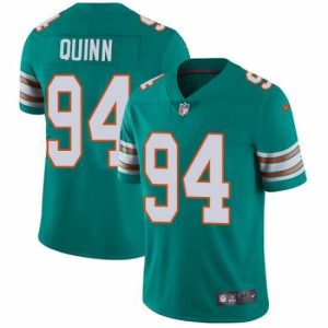 Exquisite Nike Dolphins #94 Robert Quinn Aqua Green Alternate Mens Stitched NFL Vapor Untouchable Limited Jersey