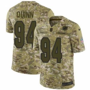 Superior Nike Dolphins #94 Robert Quinn Camo Mens Stitched NFL Limited 2018 Salute To Service Jersey