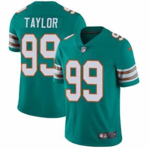 Exquisite Nike Dolphins #99 Jason Taylor Aqua Green Alternate Mens Stitched NFL Vapor Untouchable Limited Jersey