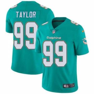 Outstanding Nike Dolphins #99 Jason Taylor Aqua Green Team Color Mens Stitched NFL Vapor Untouchable Limited Jersey