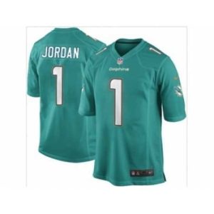 Finest Nike Miami Dolphins 1 Dion Jordan green game NFL Jersey