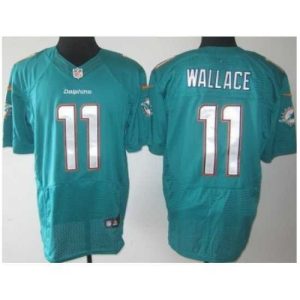 Exquisite Nike Miami Dolphins 11 Mike Wallace Green Elite NFL Jersey