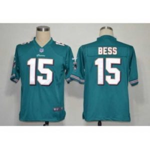 Gorgeous Nike Miami Dolphins 15 Davone Bess Green Game NFL Jersey