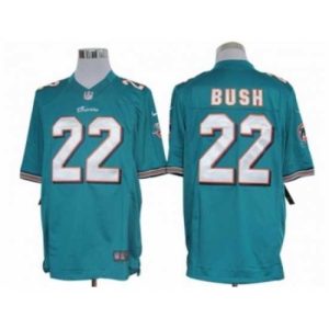 Premium Nike Miami Dolphins 22 Reggie Bush green Limited NFL Jersey