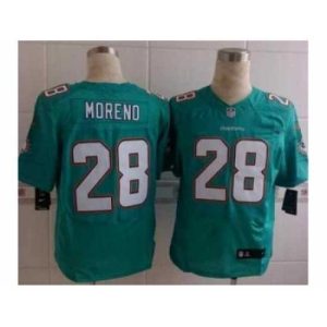 Gorgeous Nike Miami Dolphins 28 Knowshon Moreno Green Elite NFL Jersey