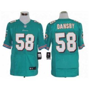 Superior Nike Miami Dolphins 58 Karlos Dansby green Elite NFL Jersey