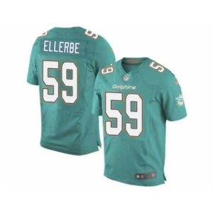 Gorgeous Nike Miami Dolphins 59 Dannell Ellerbe Elite Green Team NFL Jersey