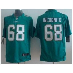 Outstanding Nike Miami Dolphins 68 Richie Incognito Green Elite NFL Jersey