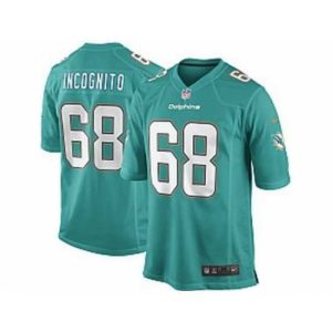 Marvelous Nike Miami Dolphins 68 Richie Incognito Green Game NFL Jersey