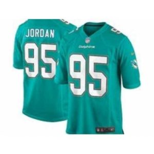 Exquisite Nike Miami Dolphins 95 Dion Jordan Green Game NFL Jersey