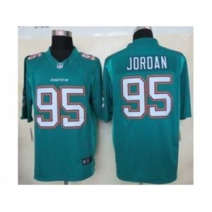 Superior Nike Miami Dolphins 95 Dion Jordan green Limited NFL Jersey