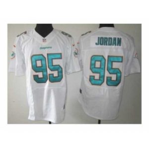 Gorgeous Nike Miami Dolphins 95 Dion Jordan white Elite NFL Jersey