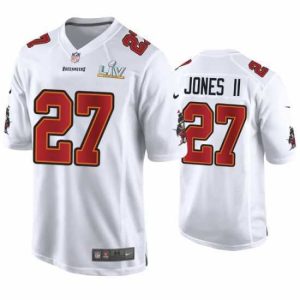 Gorgeous Ronald Jones Ii Buccaneers White Super Bowl Lv Game Fashion Jersey