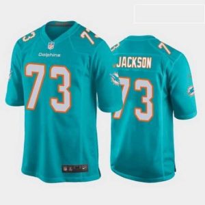 High quality austin jackson miami dolphins aqua game jersey