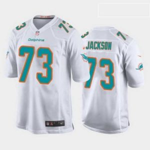 Premium austin jackson miami dolphins white game jersey