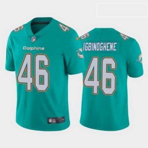 Superior noah igbinoghene miami dolphins aqua vapor limited jersey