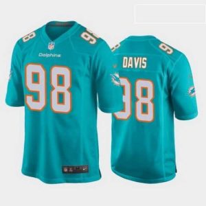 Finest raekwon davis miami dolphins aqua game jersey