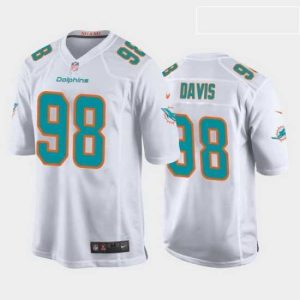 Finest raekwon davis miami dolphins white game jersey