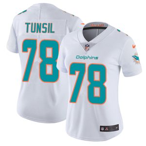 Superb Dolphins #78 Laremy Tunsil White Women's Stitched NFL Vapor Untouchable Limited Jersey