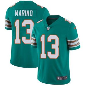 High quality Dolphins #13 Dan Marino Aqua Green Alternate Youth Stitched NFL Vapor Untouchable Limited Jersey