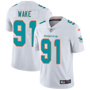 Superior Dolphins #91 Cameron Wake White Youth Stitched NFL Vapor Untouchable Limited Jersey