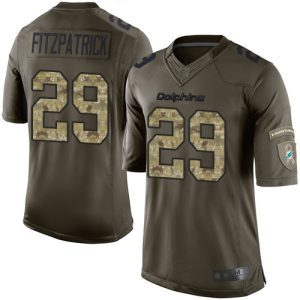 Gorgeous Dolphins #29 Minkah Fitzpatrick Green Youth Stitched NFL Limited 2015 Salute to Service Jersey