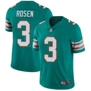 Premium Dolphins #3 Josh Rosen Aqua Green Alternate Youth Stitched NFL Vapor Untouchable Limited Jersey