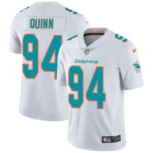 Finest Dolphins #94 Robert Quinn White Youth Stitched NFL Vapor Untouchable Limited Jersey