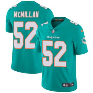 Marvelous Dolphins #52 Raekwon McMillan Aqua Green Team Color Youth Stitched NFL Vapor Untouchable Limited Jersey
