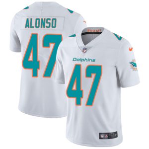 Exquisite Dolphins #47 Kiko Alonso White Youth Stitched NFL Vapor Untouchable Limited Jersey