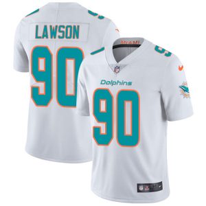 Outstanding Dolphins #90 Shaq Lawson White Youth Stitched NFL Vapor Untouchable Limited Jersey