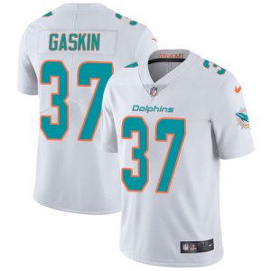 Exceptional Dolphins #37 Myles Gaskin White Youth Stitched NFL Vapor Untouchable Limited Jersey