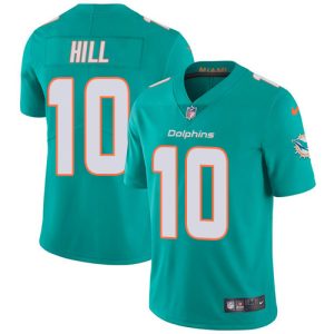 Exquisite Dolphins #10 Tyreek Hill Aqua Green Team Color Youth Stitched NFL Vapor Untouchable Limited Jersey