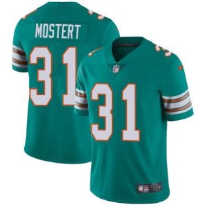 Superb Dolphins #31 Raheem Mostert Aqua Green Alternate Youth Stitched NFL Vapor Untouchable Limited Jersey