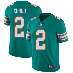 Exceptional Dolphins #2 Bradley Chubb Aqua Green Alternate Youth Stitched NFL Vapor Untouchable Limited Jersey