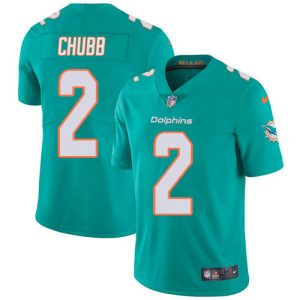 Exquisite Dolphins #2 Bradley Chubb Aqua Green Team Color Youth Stitched NFL Vapor Untouchable Limited Jersey