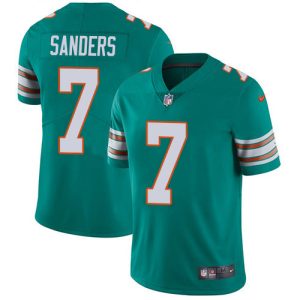 Premium Dolphins #7 Jason Sanders Aqua Green Alternate Youth Stitched NFL Vapor Untouchable Limited Jersey