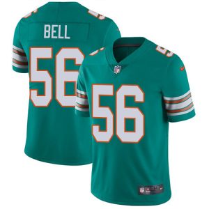 High quality Dolphins #56 Quinton Bell Aqua Green Alternate Youth Stitched NFL Vapor Untouchable Limited Jersey