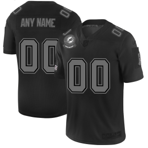 Superior Miami Dolphins Custom Men's  Black 2019 Salute to Service Limited Stitched NFL Jersey