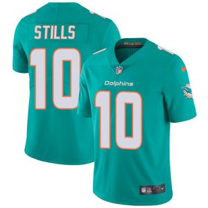 Gorgeous Dolphins #10 Kenny Stills Aqua Green Team Color Men's Stitched NFL Vapor Untouchable Limited Jersey
