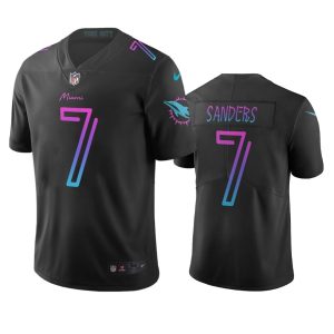 Premium Miami Dolphins #7 Jason Sanders Black Vapor Limited City Edition NFL Jersey