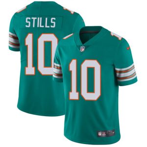 Marvelous Dolphins #10 Kenny Stills Aqua Green Alternate Men's Stitched NFL Vapor Untouchable Limited Jersey